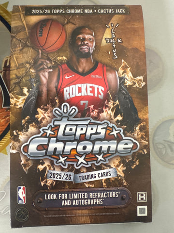 2025-26 Topps Chrome Cactus Jack NBA hobby