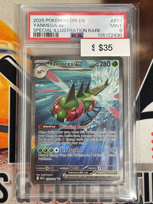 Pokémon Yanmega Special Illustration Rare Destined Rivals 228/182 PSA 9