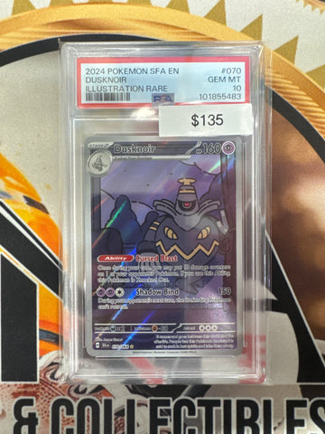 Pokémon Shrouded Fable Dusknoir Illustration Rare 070/064 PSA 10