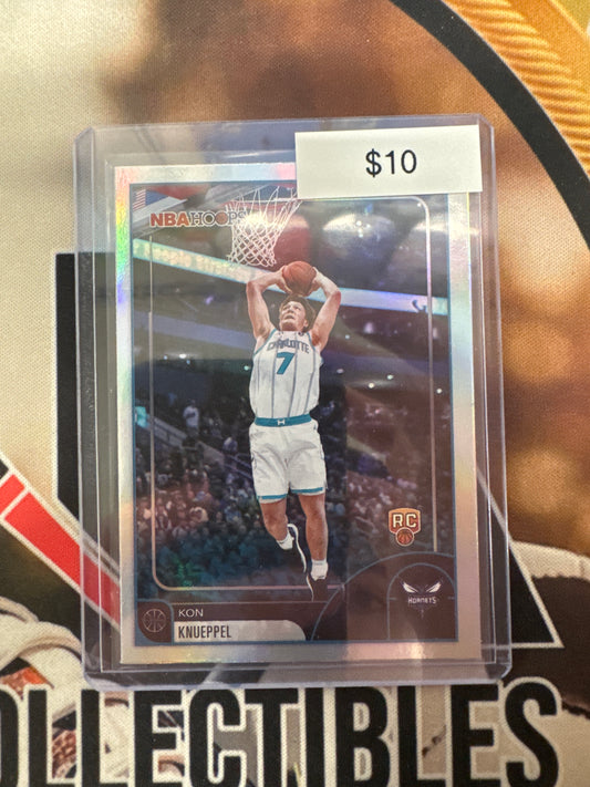 2026 Topps NBA Hoops Kon Knueppel Rookie Silver Foilboard Refractor