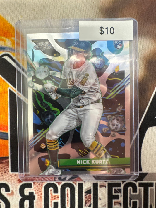 2025 Topps Chrome Cosmic MLB Nick Kurtz Rookie