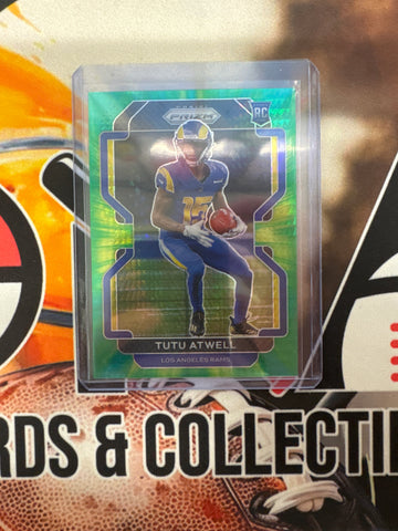 2021 Panini Prizm NFL Tutu Atwell Rookie Hyper Prizm /175