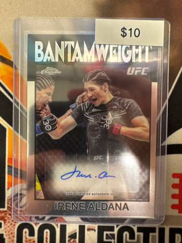 2026 Topps Chrome UFC Irene Aldana Authentic 1986 Topps Autograph Base