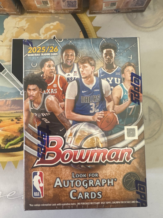 2025-26 Bowman Basketball Blaster box