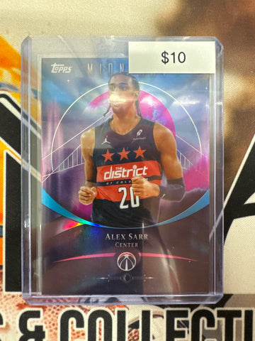 2025-26 Topps Midnight NBA Alex Sarr Pink Refractor