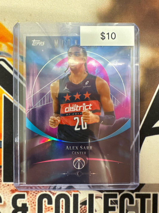 2025-26 Topps Midnight NBA Alex Sarr Pink Refractor