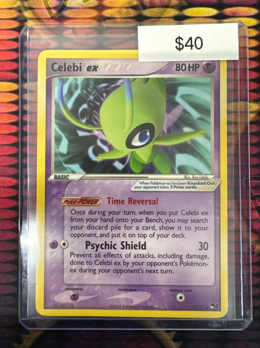 Pokémon Celebi ex (Non-Holo) Pop Series 2 17/17