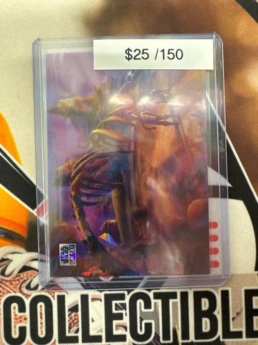 2025 Topps Star Wars Galaxy Road To Jabba’s Palace Cracked Ice Refractor /150