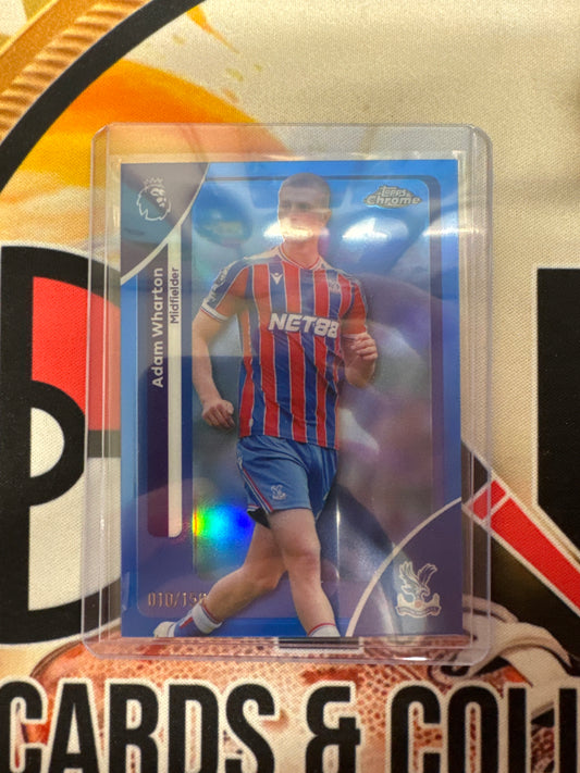 2026 Topps Chrome English Premier League Adam Wharton True Blue Refractor /150