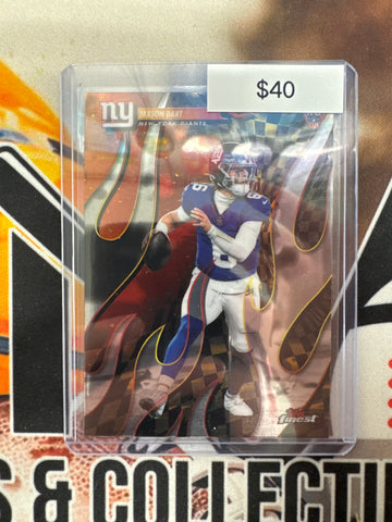 2025 Topps Finest NFL Jaxson Dart Torches Rookie