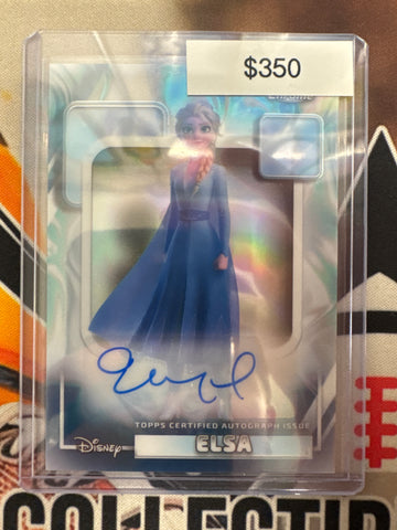 2026 Topps Chrome Disney Idina Menzel As Elsa Authentic Autograph
