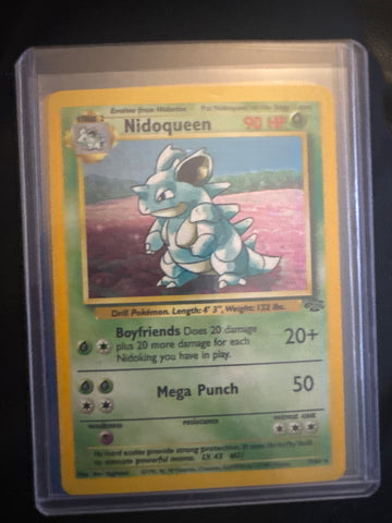 Pokemon Nidoqueen Holo jungle 7/64 LP
