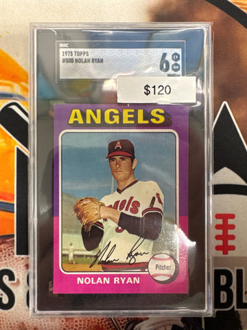 1975 Topps MLB Nolan Ryan SGC 6