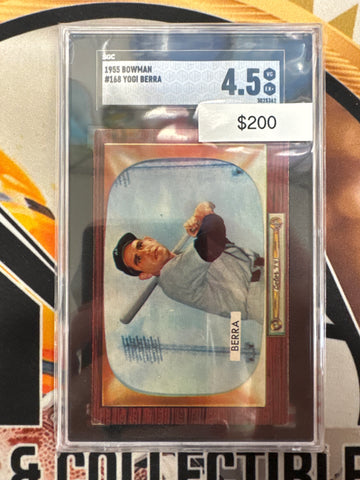 1955 Bowman MLB Yogi Berra SGC 4.5