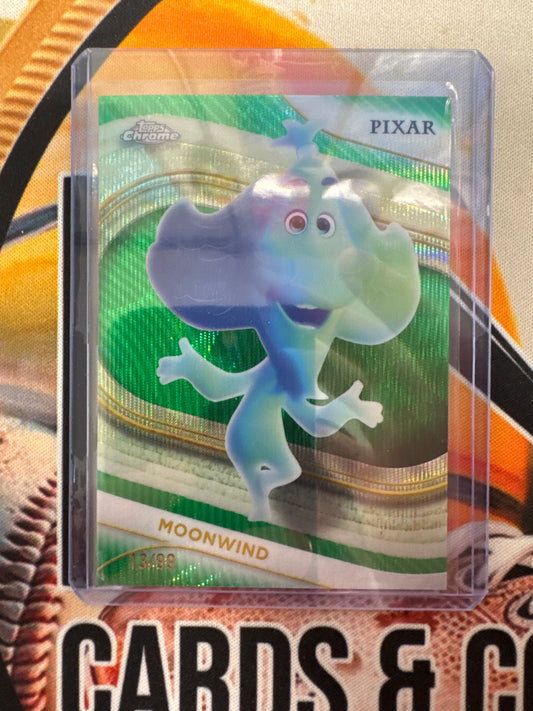 2025 Topps Chrome Disney Moonwind Green Wave Refractor /99