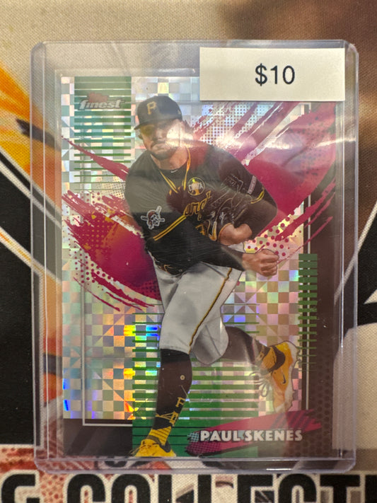 2026 Topps Finest MLB Paul Skenes Rare XFractor