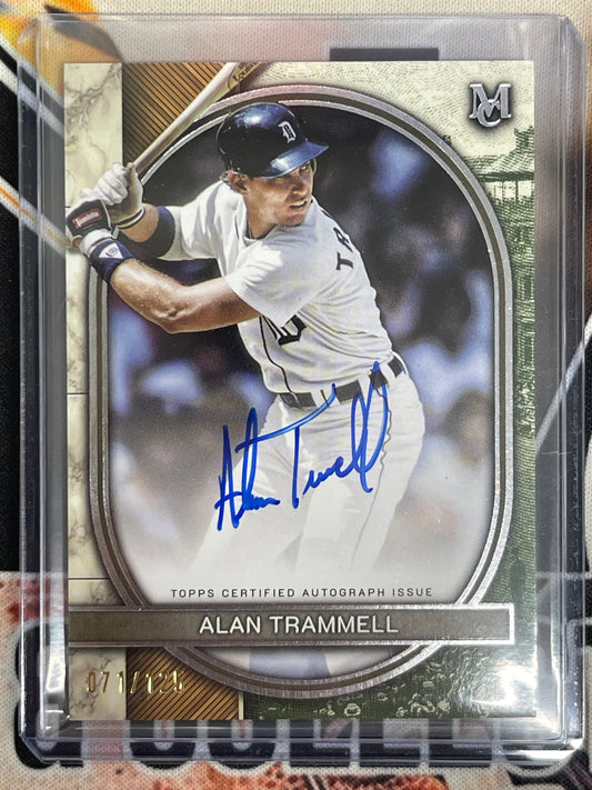 2025 Topps Museum Collection Baseball Alan Trammell Archival Auto /125