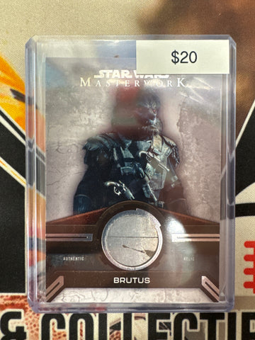 2025 Topps Star Wars Masterwork Brutus Skeleton Crew Relic Starport Borgo Dinghy