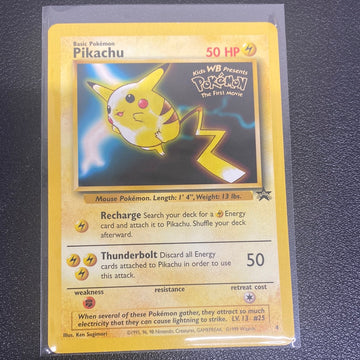 Pokemon Pikachu WOTC 4 Movie promo LP