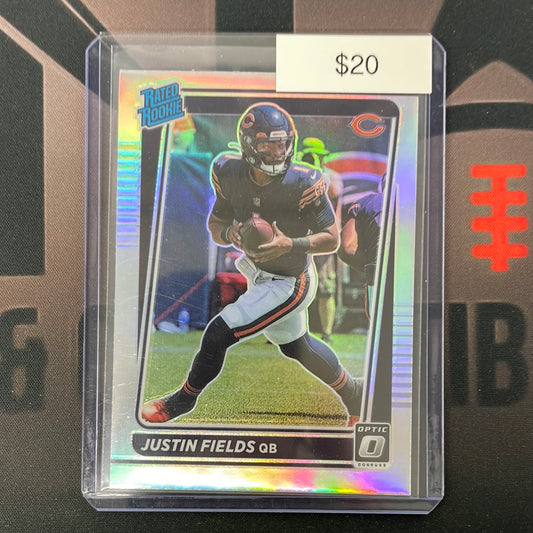 2021 Optic Justin Fields Rated Rookie Holo