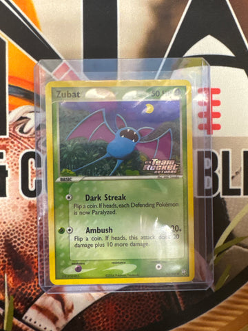 Pokemon Zubat 82/109 Team Rocket Returns Reverse Holo