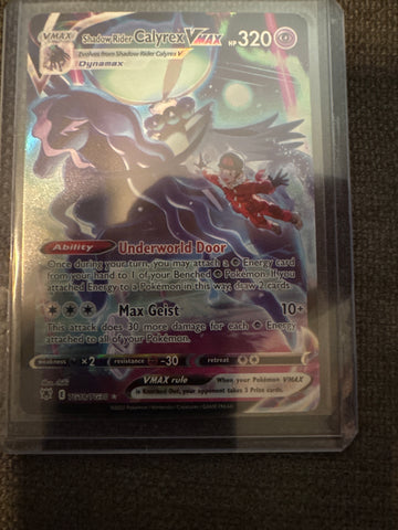 Pokemon Shadow Rider Calyrex Vmax TG18/TG30
