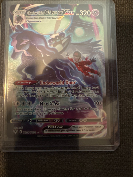 Pokemon Shadow Rider Calyrex Vmax TG18/TG30