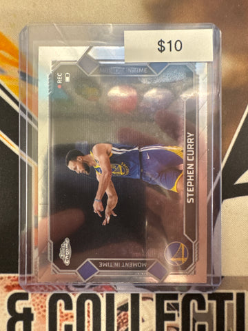 2026 Topps Chrome NBA Update Stephen Curry Moment In Time