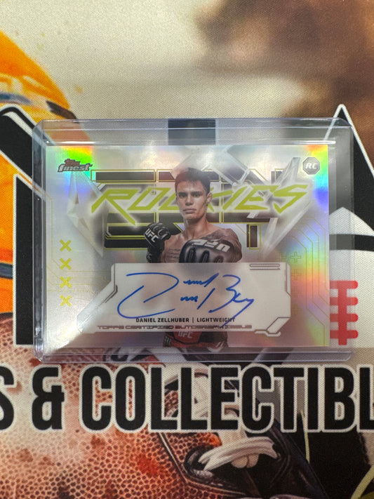 2025 Topps Finest UFC Daniel Zellhuber Finest Rookies Autograph
