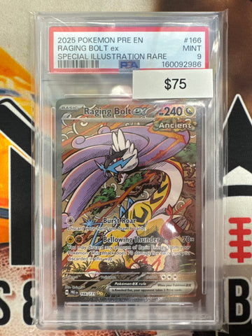Pokemon Raging Bolt ex 166/131 PSA 9
