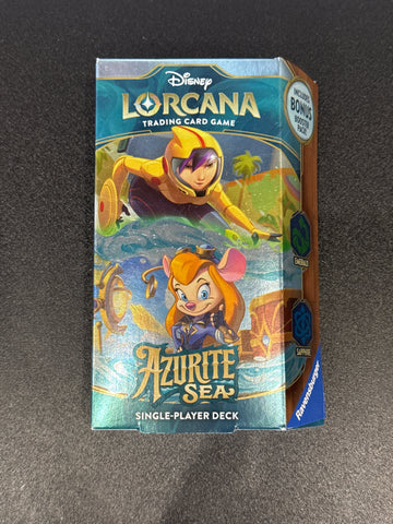 Disney Lorcana Azurite Sea Starter Deck Emerald & Sapphire
