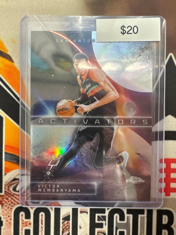 2026 Topps Chrome NBA Victor Wembanyama Activators Refractor