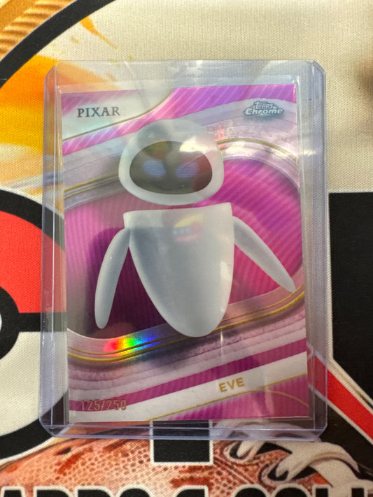 2025 Topps Chrome Disney Eve Pink Refractor /250
