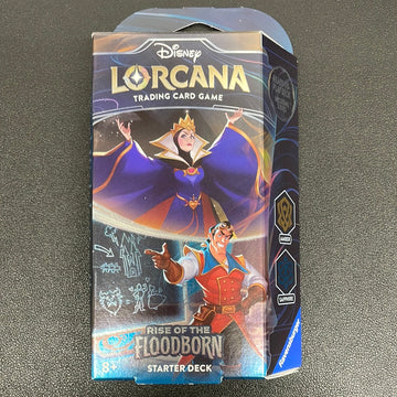 Disney Lorcana Rise of the Floodborn Starter Deck Amber/Sapphire