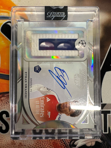 2024-25 Topps Dynasty Champions League Ethan Nwaneri Arsenal FC RPA /10