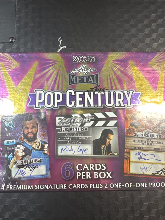 2026 Leaf Pop Century hobby
