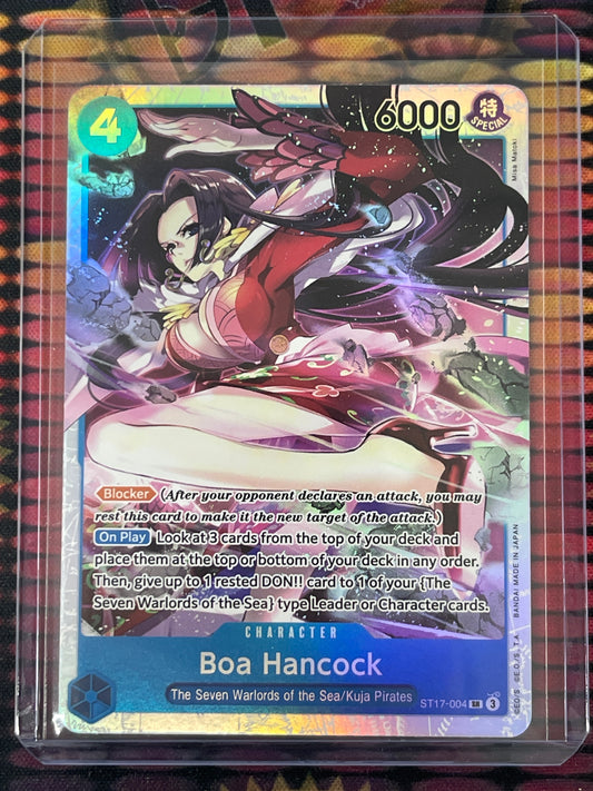 One Piece Boa Hancock Super Rare Starter Deck 17: Blue Donquixote Doflamingo ST17-004