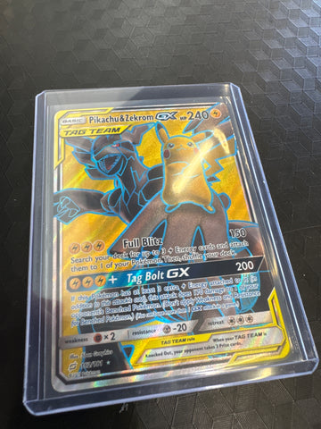 Pokémon Pikachu & Zekrom GX 162/181 Full Art Team Up