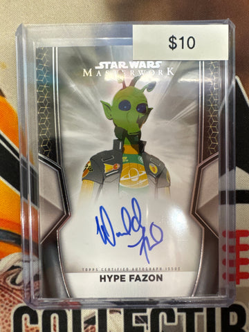 2025 Topps Star Wars Masterwork Donald Faison As Hype Fazon Autograph