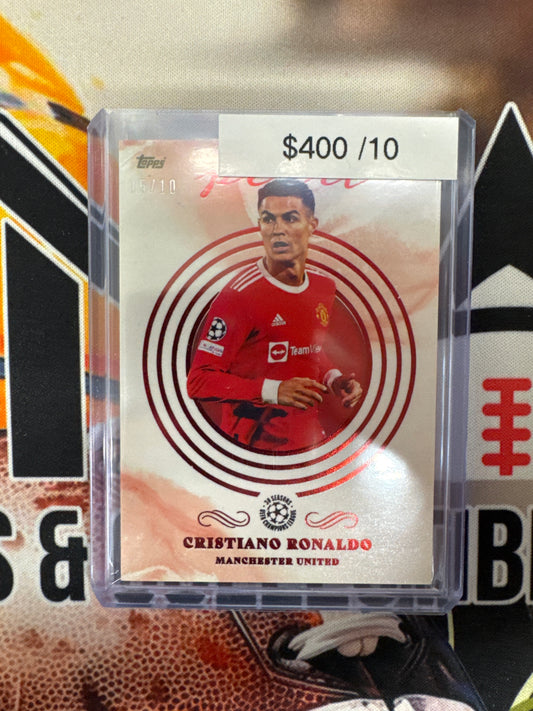 2022 Topps Manchester United Cristiano Ronaldo Pearl /10