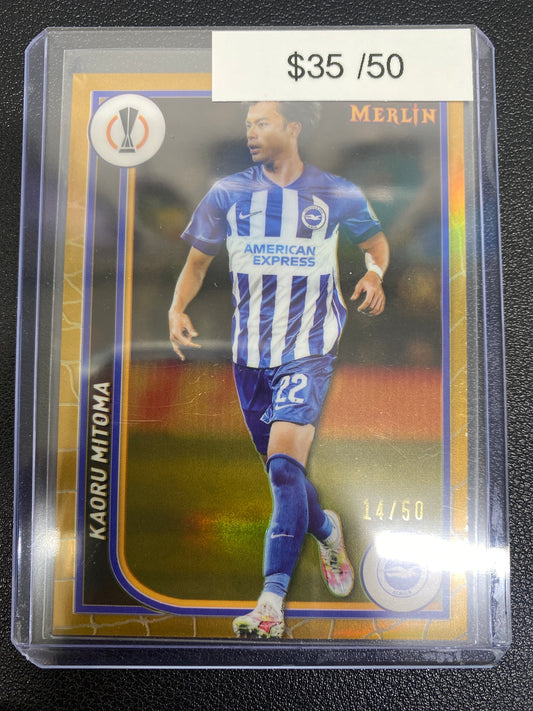 2024 Merlin Kaoru Mitoma Gold /50