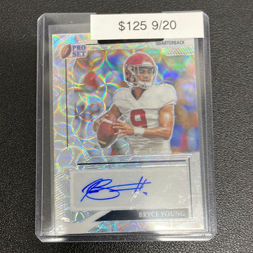 2022 NFL Bryce Young Leaf Scope Auto 9/20