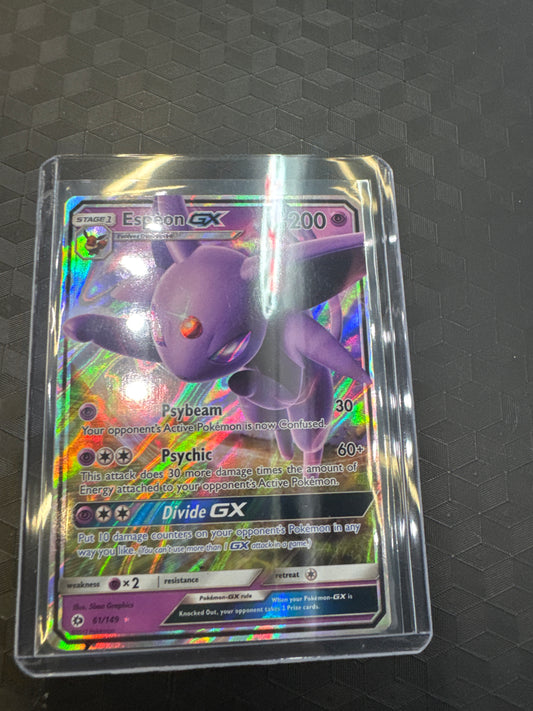 Pokemon Espeon GX 61/149 Sun & Moon base set