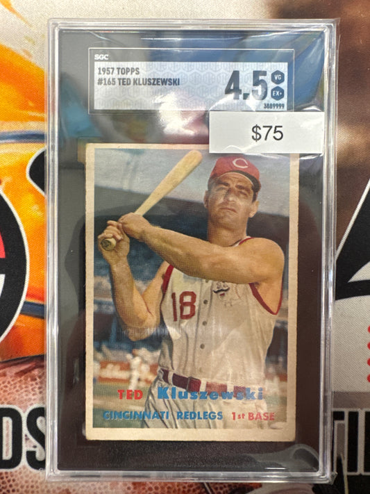 1957 Topps MLB Ted Kluszewski SGC 4.5