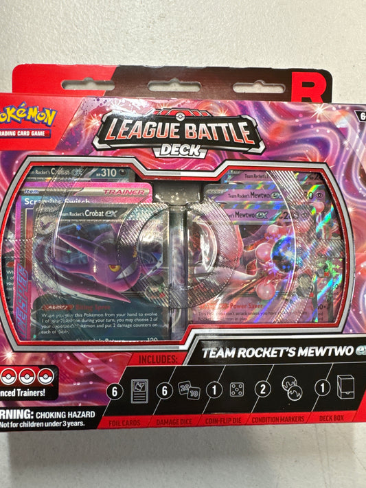 Pokemon Team Rocket’s Mewtwo ex League Battle Deck