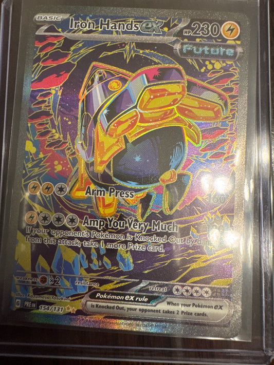 Pokemon Iron Hands ex 154/131 Prismatic Evolutions