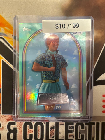 2026 Topps Toy Story 30th Anniversary Ken Aqua Foil Refractor /199