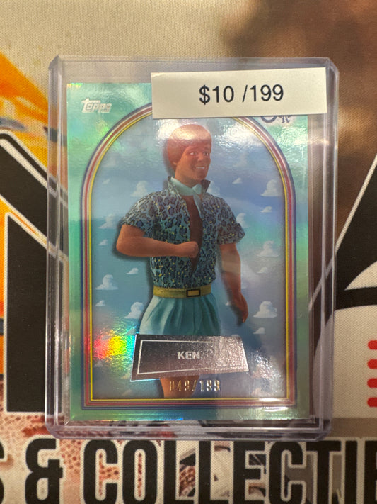 2026 Topps Toy Story 30th Anniversary Ken Aqua Foil Refractor /199
