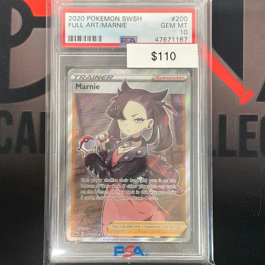 Pokémon Marine Full Art 200/202 PSA 10