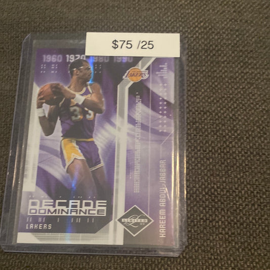 2009 Limited Kareem Abdul-Jabbar /25